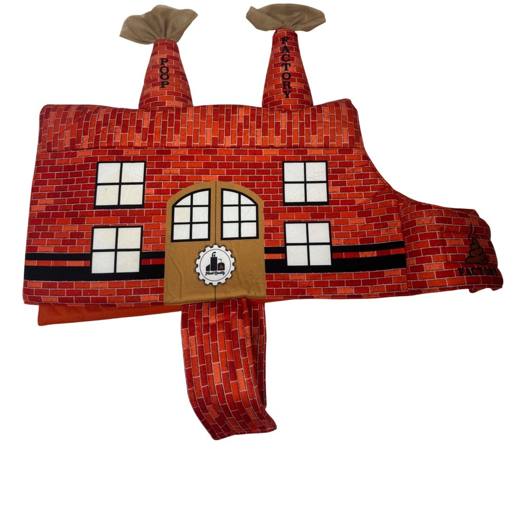 Bootique Poop Factory Dog Costume Red Brick XXL Halloween Funny Pet Outfit